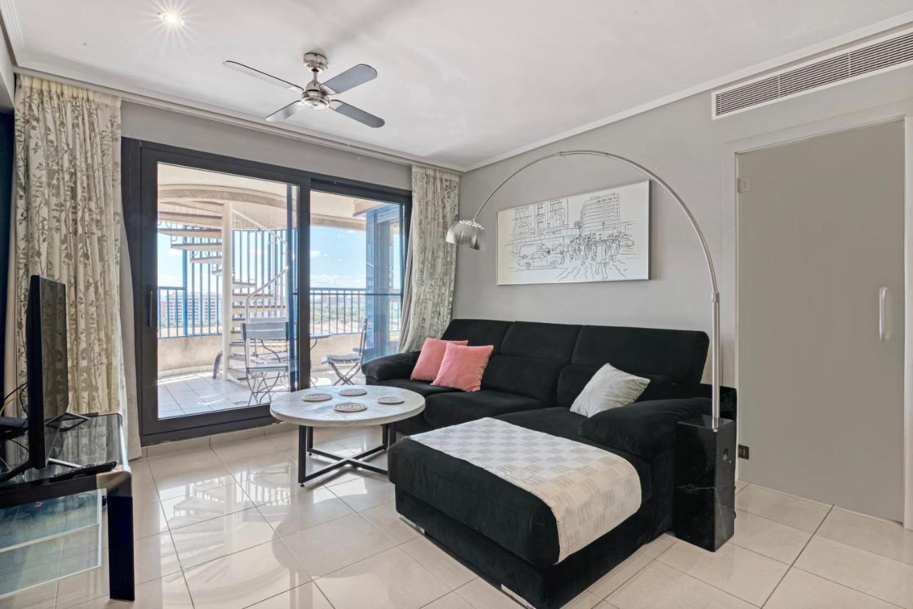 Ferienwohnung Atico Frente Al Mar, Pataconablue, Complejo Vacacional Valencia Exterior foto