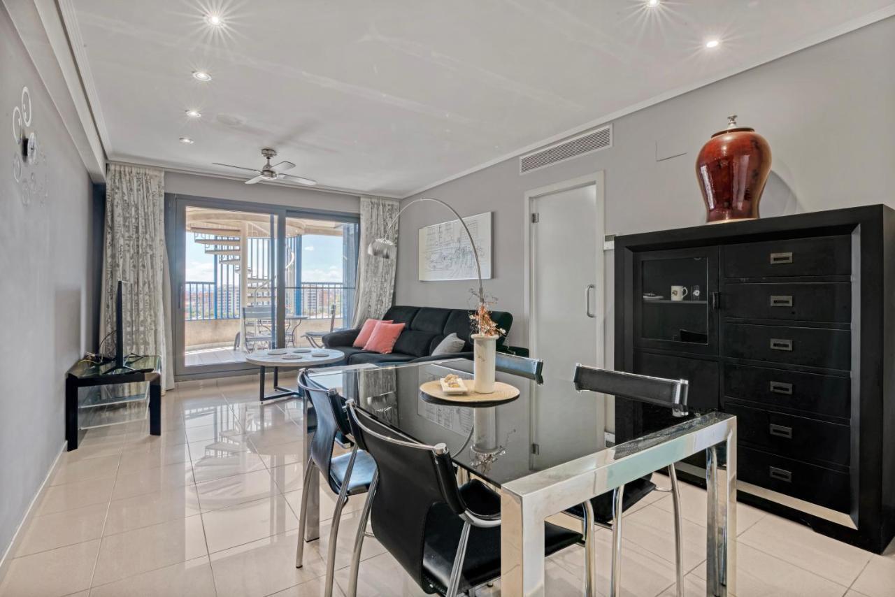 Ferienwohnung Atico Frente Al Mar, Pataconablue, Complejo Vacacional Valencia Exterior foto